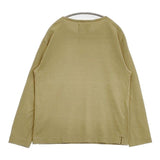 MHL. 596-3266504 DRY COTTON JERSEY 長袖Ｔシャツ カットソー ロンＴ 23AW ベージュ メンズ エムエイチエル【中古】6-0816M∞