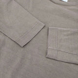 MHL. 596-3266504 DRY COTTON JERSEY 長袖Ｔシャツ カットソー ロンＴ 23AW ベージュ メンズ エムエイチエル【中古】6-0816M∞