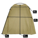 MHL. 596-3266504 DRY COTTON JERSEY 長袖Ｔシャツ カットソー ロンＴ 23AW ベージュ メンズ エムエイチエル【中古】6-0816M∞