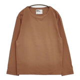 MHL. 596-4166501 DRY COTTON JERSEY 長袖Ｔシャツ カットソー ロンＴ 24SS ブラウン メンズ エムエイチエル【中古】6-0816M∞