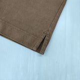 MHL. 596-4166501 DRY COTTON JERSEY 長袖Ｔシャツ カットソー ロンＴ 24SS ブラウン メンズ エムエイチエル【中古】6-0816M∞