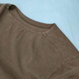 MHL. 596-4166501 DRY COTTON JERSEY 長袖Ｔシャツ カットソー ロンＴ 24SS ブラウン メンズ エムエイチエル【中古】6-0816M∞