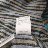 marimekko Jokapoika ヨカポイカ ストライプ シャツ サイズXS 長袖シャツ ミドリ チャ レディース マリメッコ【中古】6-0706G◎
