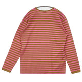 marimekko TASARATIA ボーダーカットソー ロンT サイズM カットソー ピンク オウド色 レディース マリメッコ【中古】6-0706G◎