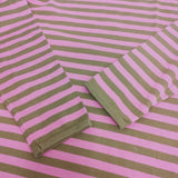 marimekko TASARATIA ボーダーカットソー ロンT サイズM カットソー ピンク オウド色 レディース マリメッコ【中古】6-0706G◎