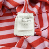 marimekko old marimekko BEAMSタグ world wide selection ヴィンテージ TASARATIA ボーダー L 長袖Ｔシャツ カットソー ロンＴ レッド ピンク ユニセックス マリメッコ【中古】6-0519M♪