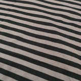 marimekko TASARATIA ボーダー サイズL コットン 半袖Ｔシャツ カットソー ブラック グレー ユニセックス マリメッコ【中古】6-0607S♪