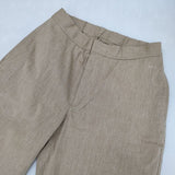 45R/45rpm 綿麻ストレッチスリムPANTS コットンリネン サイズ3 パンツ ベージュ レディース フォーティーファイブアールピーエム【中古】6-0805M∞