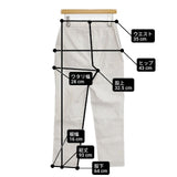 45R/45rpm 綿麻ストレッチスリムPANTS コットンリネン サイズ3 パンツ ホワイト系 レディース フォーティーファイブアールピーエム【中古】6-0805M∞