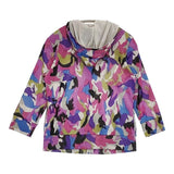 VIVIENNE TAM 016-110429 ドラゴン迷彩 カモフラ パーカー ピンク マルチカラー レディース ヴィヴィアンタム【中古】6-0805M∞