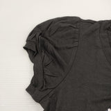 VIVIENNE TAM 015-260002 サイズ1 レーヨン 半袖Ｔシャツ カットソー ブラック レディース ヴィヴィアンタム【中古】6-0607S♪