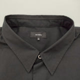 BEAMS ソリッドイージーハーフスリーブシャツ サイズM 定価12100円 ポリエステルレーヨン 半袖シャツ ブラック メンズ ビームス【中古】6-0630S♪