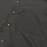 BEAMS ソリッドイージーハーフスリーブシャツ サイズM 定価12100円 ポリエステルレーヨン 半袖シャツ ブラック メンズ ビームス【中古】6-0630S♪
