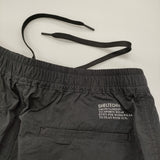 SHIPS SHELTECH(R) テーパードパンツ 遮熱/UVカット/吸水速乾/接触冷感 定価11000円 ナイロン パンツ 24SS ブラック メンズ シップス【中古】6-0630M♪