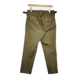 BEAMS MORLES モアレス グルカパンツ 洋服の青山 コットン サイズM センタープレス パンツ カーキ メンズ ビームス【中古】6-0816G∞