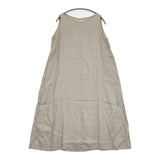 vie evam eva linen sleeveless one piece V231T940 リネンノースリーブドレス 日本製 ワンピース グレー レディース ヴィー エヴァムエヴァ【中古】6-0626S♪