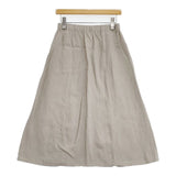 vie evam eva V221T911 linen sarrouel pants 日本製 サルエルパンツ ベージュ レディース ヴィー エヴァムエヴァ【中古】6-0805M∞