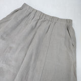 vie evam eva V221T911 linen sarrouel pants 日本製 サルエルパンツ ベージュ レディース ヴィー エヴァムエヴァ【中古】6-0805M∞