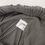 evam eva narrow tuck pants サイズ2 定価20900円 E221T022 イージー パンツ 22SS ストーングレー レディース エヴァムエヴァ【中古】6-0619G♪