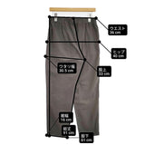 evam eva narrow tuck pants サイズ2 定価20900円 E221T022 イージー パンツ 22SS ストーングレー レディース エヴァムエヴァ【中古】6-0619G♪