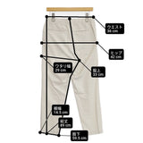evam eva easy tuck pants E201T076 サイズ2 イージータック パンツ ライトベージュ レディース エヴァムエヴァ【中古】6-0619G♪
