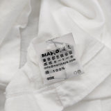 MAROBAYA Tシャツ半袖 04TS01 mar1 サイズ06 無地 日本製 定価6930円 半袖Ｔシャツ カットソー 白 ホワイト レディース マロバヤ【中古】6-0607S♪