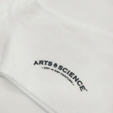ARTS&SCIENCE 新品 PLAIN COTTON SOCKS プレーンコットンソックス コットンヤーン 23-25cm 靴下 ホワイト レディース アーツ&サイエンス【中古】6-0628G∞