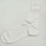 ARTS&SCIENCE 新品 PLAIN COTTON SOCKS プレーンコットンソックス コットンヤーン 23-25cm 靴下 ホワイト レディース アーツ&サイエンス【中古】6-0628G∞