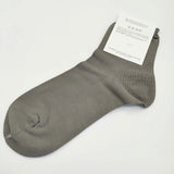 ARTS&SCIENCE 新品 PLAIN SHORT SOCKS プレーンショートソックス コットンボイルヤーン 23-25cm 靴下 グレー レディース アーツ&サイエンス【中古】6-0628G∞