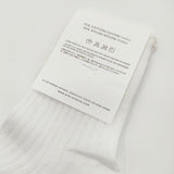 ARTS&SCIENCE 新品 TENNIS SOCKS プレーンコットンヤーン 23-25cm ソックス 靴下 ホワイト レディース アーツ&サイエンス【中古】6-0628G∞