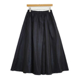 URBAN RESEARCH DOORS ドットタックギャザースカート DRA7-25A105 ロングスカート ネイビー ホワイト レディース アーバンリサーチドアーズ【中古】6-0805M∞