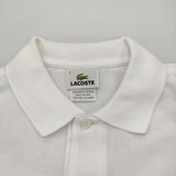 LACOSTE ペルー製 DEVANLAY サイズ2 5190L ポロシャツ ホワイト メンズ ラコステ【中古】6-0630S♪