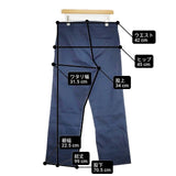 ALEXANDRA ワークパンツ 80cm ポリエステルコットン パンツ ネイビー メンズ アレクサンドラ【中古】6-0816G∞