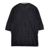 quotidien コットン フランス製 サイズ2 五分袖 Ｔシャツ カットソー ブラック レディース コティディアン【中古】6-0805M∞