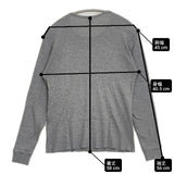gicipi コットン イタリア製 サイズ3 長袖Ｔシャツ カットソー ロンＴ グレー レディース ジチピ【中古】6-0805M∞