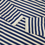 Charpentier de Vaisseau ボーダー ラグラン 長袖Ｔシャツ カットソー ロンＴ ホワイト ブルー レディース シャルパンティエドゥヴェッソ【中古】6-0805M∞
