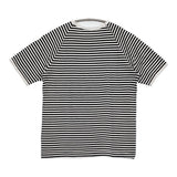 Charpentier de Vaisseau ボーダー ラグラン サイズ1 半袖Ｔシャツ カットソー ブラック ホワイト レディース シャルパンティエドゥヴェッソ【中古】6-0607S♪