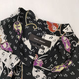 ISABEL MARANT 花柄ドレス 総柄 シルク サイズ36 アシンメトリー ワンピース ブラック ホワイト レディース イザベルマラン【中古】6-0619M♪