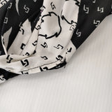 ISABEL MARANT 花柄ドレス 総柄 シルク サイズ36 アシンメトリー ワンピース ブラック ホワイト レディース イザベルマラン【中古】6-0619M♪