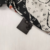 ISABEL MARANT 花柄ドレス 総柄 シルク サイズ36 アシンメトリー ワンピース ブラック ホワイト レディース イザベルマラン【中古】6-0619M♪
