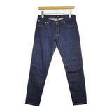 A.P.C. 5ポケット ストレートデニム コットンストレッチジーンズ サイズ27 デニムパンツ ネイビー レディース アーペーセー【中古】6-0813G∞