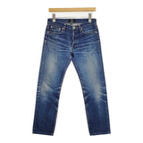 A.P.C. 5ポケット ストレートデニム ボタンフライ サイズ27 コットン デニムパンツ ブルー レディース アーペーセー【中古】6-0813G∞