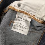 ACNE STUDIOS ACE STR RW サイズ28/32 コットンストレッチジーンズ デニムパンツ ネイビー レディース アクネストゥディオズ【中古】6-0813G∞