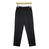 BEAUTY&YOUTH UNITED ARROWS バックゴム ストレート イージーパンツ 定価12100円 パンツ ブラック レディース ビューティアンドユース【中古】6-0813G∞
