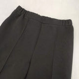BEAUTY&YOUTH UNITED ARROWS バックゴム ストレート イージーパンツ 定価12100円 パンツ ブラック レディース ビューティアンドユース【中古】6-0813G∞