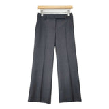 Michael Kors ウール スラックス センタープレス ストレート パンツ グレー レディース マイケルコース【中古】6-1014T∞