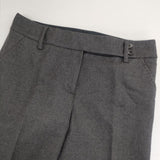 Michael Kors ウール スラックス センタープレス ストレート パンツ グレー レディース マイケルコース【中古】6-1014T∞