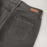 YANUK 金子綾コラボ ハイライズスリムテーパードパンツ サイズ25 定価27500円 57183509 デニムパンツ ブラック レディース ヤヌーク【中古】6-0619G♪