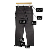 YANUK 金子綾コラボ ハイライズスリムテーパードパンツ サイズ25 定価27500円 57183509 デニムパンツ ブラック レディース ヤヌーク【中古】6-0619G♪
