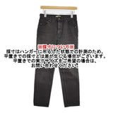 YANUK 金子綾コラボ ハイライズスリムテーパードパンツ サイズ25 定価27500円 57183509 デニムパンツ ブラック レディース ヤヌーク【中古】6-0619G♪